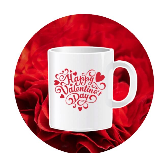 Puodeliai su užrašu 