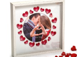 Rėmelis KPH 1480 LOVE IS ALL AROUND med. baltas