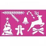 Trafaretas dekoravimui kalėdinė tematika TITANUM