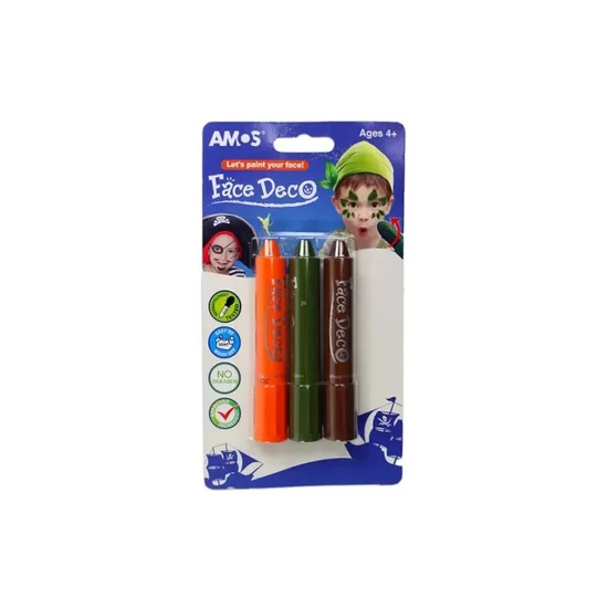 Veido dažų rinkinys Amos 3sp