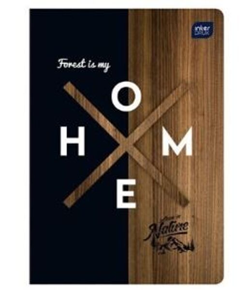 Sąsiuvinis 96 lapų, INTERDRUK NATURE, langeliais