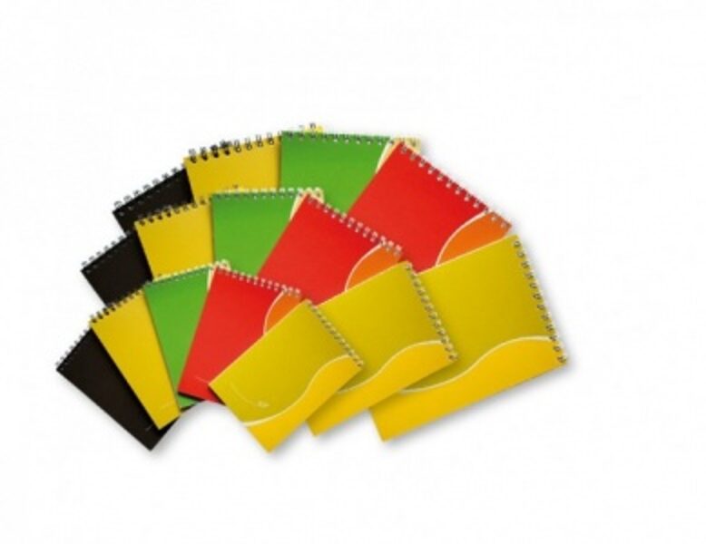 Bloknotas su spirale SMLT, A7, langeliais