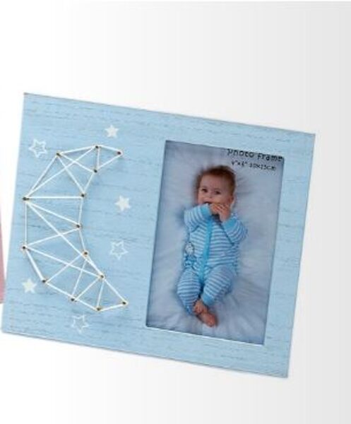 Rėmelis KPH 1585 Baby's Moon med 10x15  mėlynas  vaikiškas