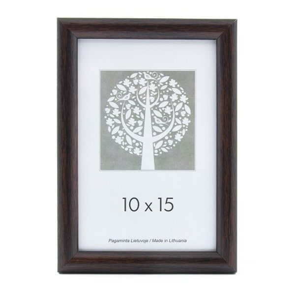 Rėmelis 10x15 plast 1303406 Aura rudas  14mm