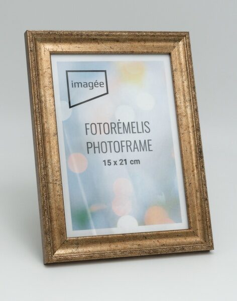 Rėmelis 10x15 plast VF3487 VENETO sendintas auksas  26 mm