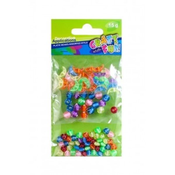 Karoliukų rinkinys papuošalams MIX, 15 gr. CRAFT-FUN