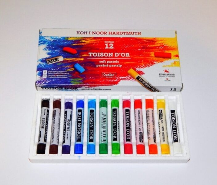 Spalvotos kreidos rinkinys 8512 Koh-I-Noor, 12 spalvų