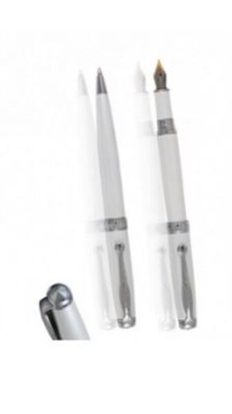 Rašiklių rinkinys "Jennings silver/white" dėžutėje 502 REGAL