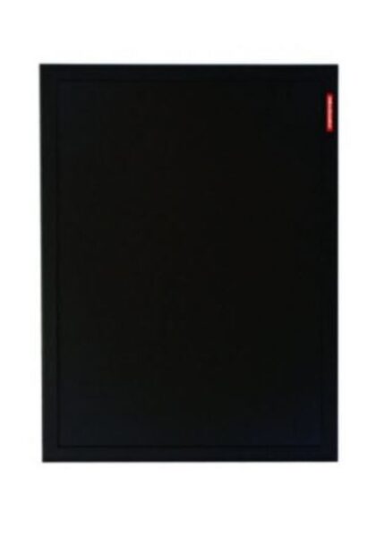 Kreidinė lenta juodu mediniu rėmu 60x40cm.