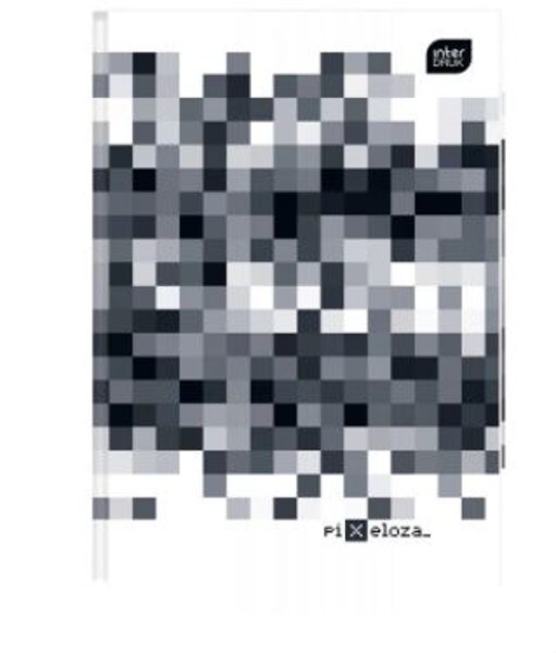 Sąsiuvinis kietu viršeliu INTERDRUK piXeloza_, 96 lapų, linijom