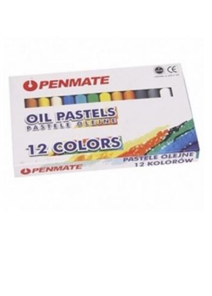 Pastelė aliejinė PENMATE, 12 spalvų