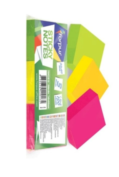 Lipnūs lapeliai Forpus, Neon, 40x50mm, spalvoti (3x100)