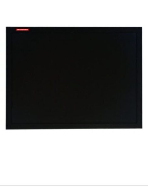 Kreidinė lenta juodu mediniu rėmu 80x60cm.