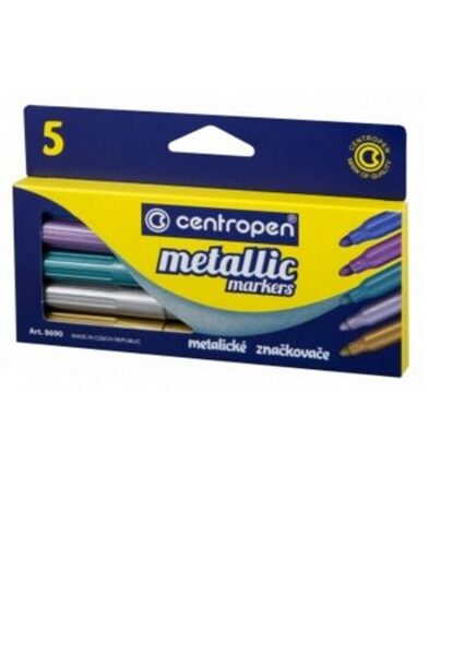 Flomasteriai Centropen Metalic 5 sp. 