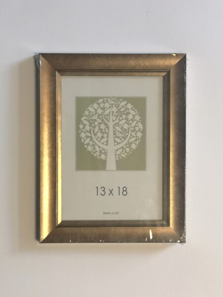 Rėmelis 13x18, medinis, bronza, 3mm