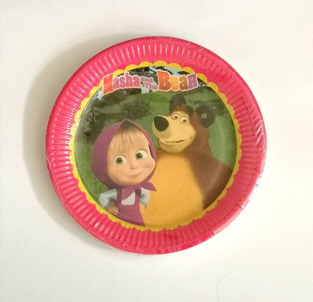 Lėkštutės Maša 23cm, 8vnt