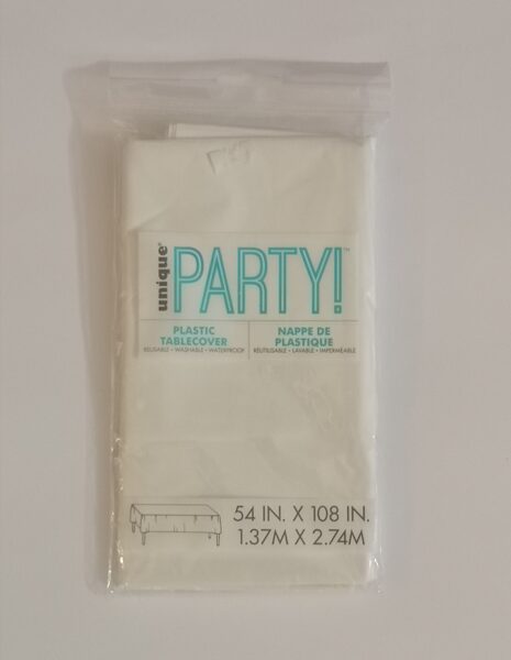 Staltiesė plastikinė 1,37x2,74m balta