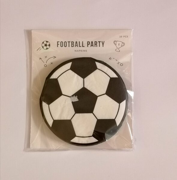 Servetėlės Football party, 20 vnt, 27x27 cm