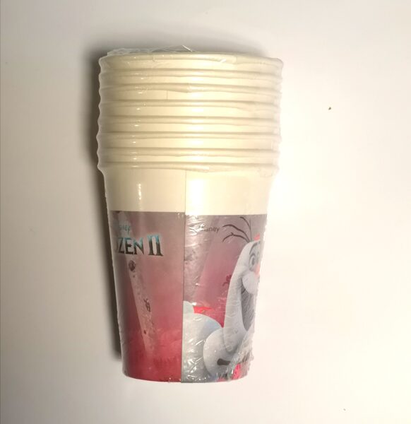 Puodeliai popieriniai Frozen, 8vnt, 200ml