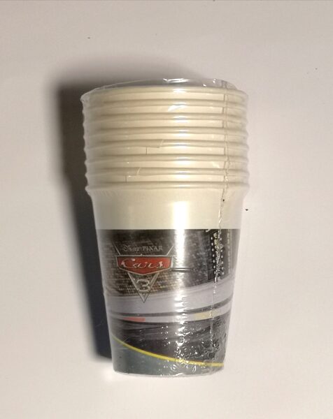 Puodeliai popieriniai Cars3, 8vnt, 200ml