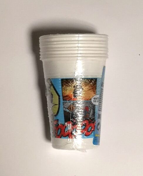 Puodeliai plastikiniai Spider-man 8vnt, 200 ml 