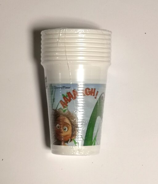 Puodeliai plastikiniai DINO, 8vnt, 200 ml