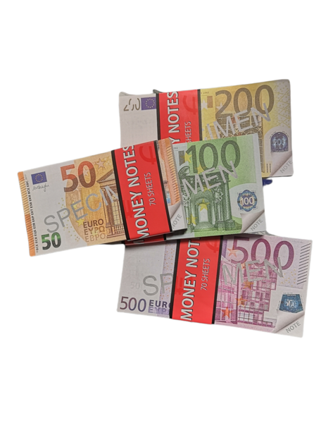 Užrašų lapeliai "Eurai", 70 lapelių