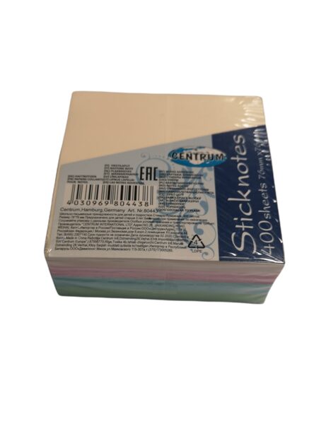 Lipnūs lapeliai "Centrum" 76x76, 400vnt, pastel