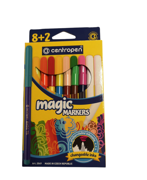Flomasteriai "MAGIC" Centropen, 8+2 vnt.