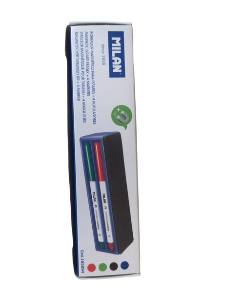 Magnetinė kempinė + 4 rašikliai baltai lentai