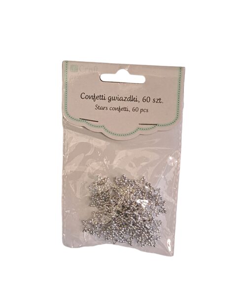 Žvaigždės confetti, 60vnt.