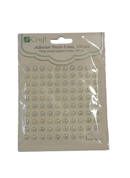 Lipnūs perlai 8mm 100 vnt. Opal