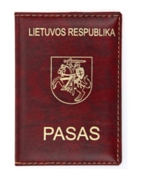 Aplankas pasui iš dirbtinės odos