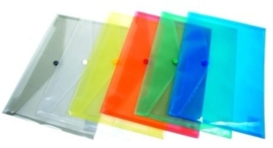 Aplankas-vokas su sagute T113A, A3, skaidrus