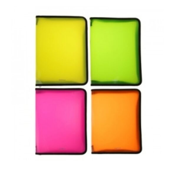 Aplankas su užtrauktuku A4+ "Glance Neon" Erich Krause