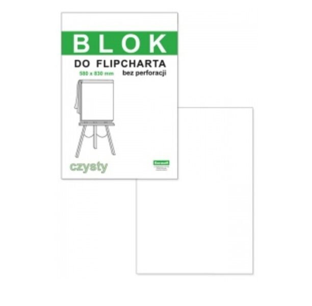 Bloknotas konferencijų stovams 58*83 cm , balti lapai, 20 lapų