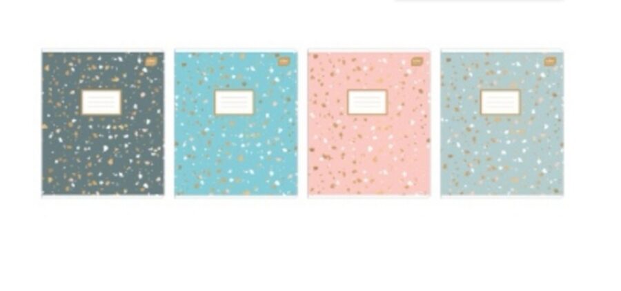 Sąsiuvinis 12 lapų TERRAZZO (2020) INTERDRUK, langeliais