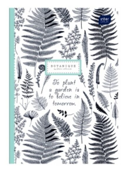 Sąsiuvinis 12 lapų BOTANIQUE INTERDRUK, langeliais