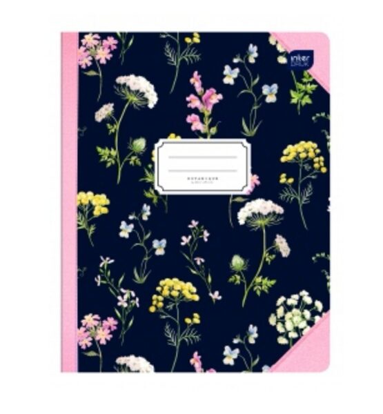 Sąsiuvinis 48 lapų BOTANIQUE (2019) INTERDRUK, langeliais, linija