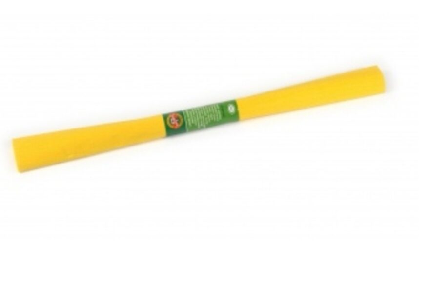 Popierius krepinis Koh-I-Noor, Nr 10 ryškiai geltonas