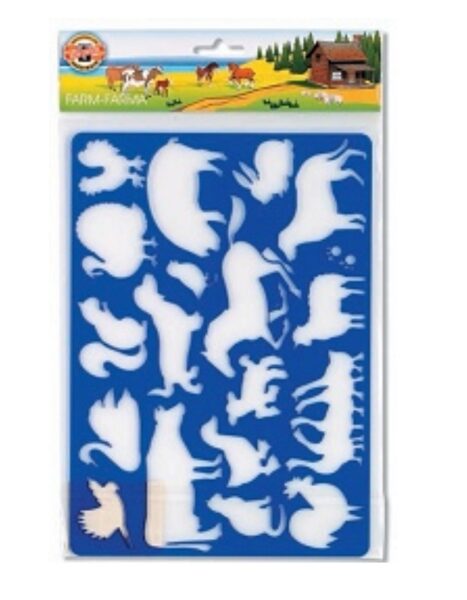 Trafaretas piešimui Koh-I-Noor "Kaimas"