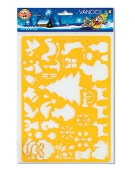 Trafaretas piešimui Koh-I-Noor "Kalėdos"