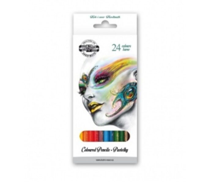 Spalvoti pieštukai "FANTASY" Koh-I-Noor, 24 spalvų