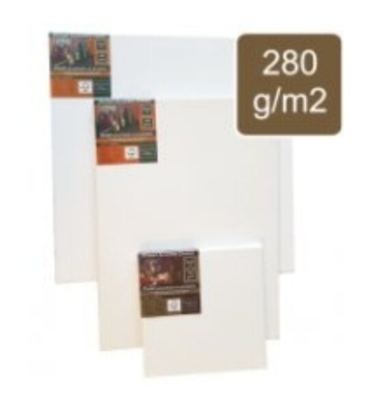 Drobė gruntuota ant porėmio, 280gr. medvilnė, 40x50 cm