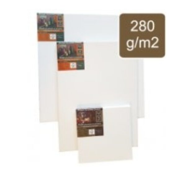 Drobė gruntuota ant porėmio, 280gr. medvilnė, 40x60 cm