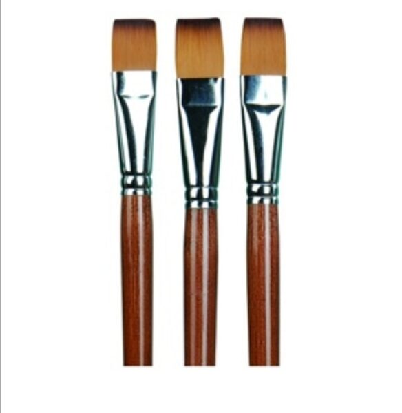 Teptukas plokščias 232 SINTETIKA, Nr. 6, trumpas kotas