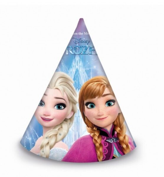 Popierinės kepuraitės "Frozen".