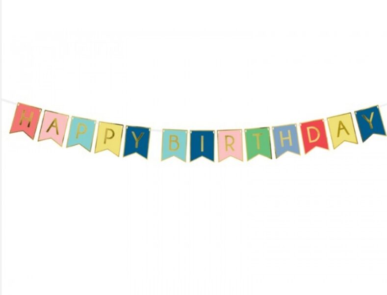 Girlianda "Happy Birthday"