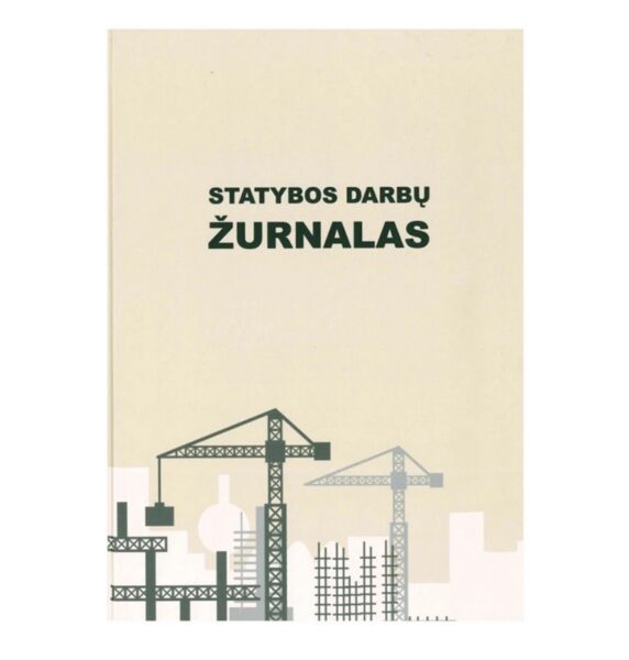 Statybos darbų žurnalas A4 104lp