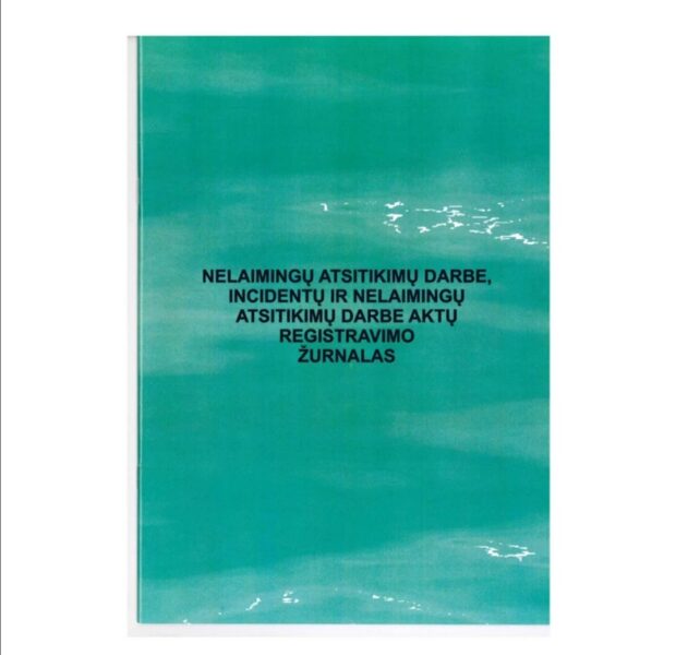 Nelaimingų atsitikimų darbe, incidentų aktų registravimo žurnalas